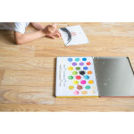 Vilac Vilac, 7739, velká sada akvarelových/vodových barev se štětci, motiv Duha, 26 ks