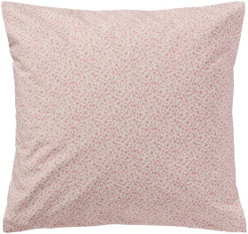 Ib Laursen Bavlněný povlak na polštář Light Pink / flowers 60 × 60 cm, růžová barva, textil