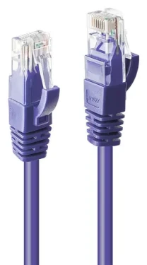 Lindy Cat6 U/UTP purpurová / Síťový kabel / 2 m / RJ-45 (48123)