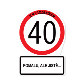 Přání - Dopravní značka 40 let - Albi
