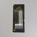 Cake star Dortové svíčky STAR 6 barevné 6ks