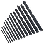 Vrtáky do kovu HSS, ø 2 - 8 mm, STALCO, set 13 ks