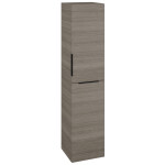 Dřevojas - Vysoká skříň s košem na prádlo DOS SVD2K 35 - D03 Cafe / Úchytka T07 / D03 Cafe / Pravé 210533IP