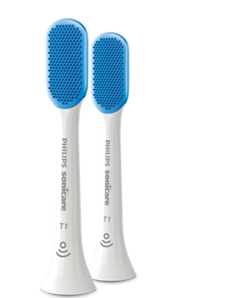 Philips Sonicare TongueCare+ HX8072-01 / hlavice na čištění jazyka 2ks / bílá (HX8072/01)