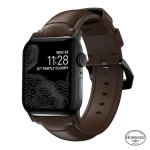 Řemínek Nomad pro Apple Watch Series 7 49mm přírodní kůže hnědý