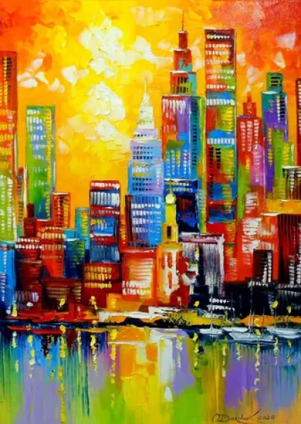 ENJOY Puzzle Zářivý New York