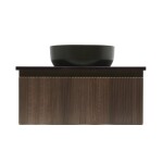 Koupelnová skříňka s krycí deskou SAT Evolution 78x30x44,8 cm ořech mat SATEVO80NAD SATEVO80NAD