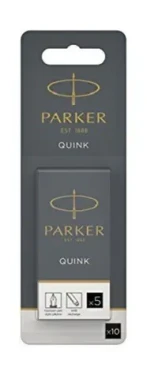 PARKER Quink Inkoustové bombičky černá 10ks / do plnicích per Parker (1950206)