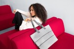 Kabelka Reisenthel Shopper e1 Herringbone grey