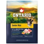Ontario Senior Mini Fish Brown Rice 2.25kg / Granule pro starší psy (214-13113)