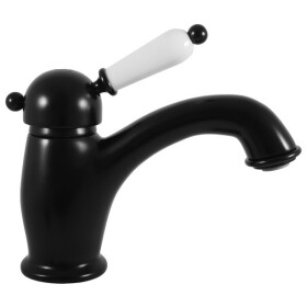 RAV Slezák - LABE - Umyvadlová baterie bez výpusti, Černá - matná, 1/2" L526.5CMAT