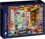 BLUEBIRD Puzzle Japonská čajová místnost