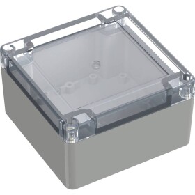 TRU COMPONENTS TC-10860524 univerzální pouzdro 105 x 105 x 60.10 ABS-PC světle šedá 1 ks