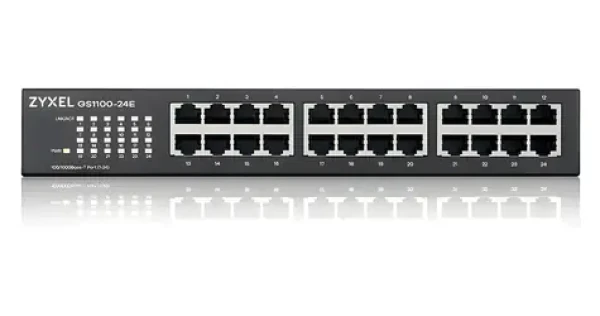 ZyXEL GS1100-24E / Switch / 24x GLAN / Fanless / 802.3az (GS1100-24E-EU0104F)