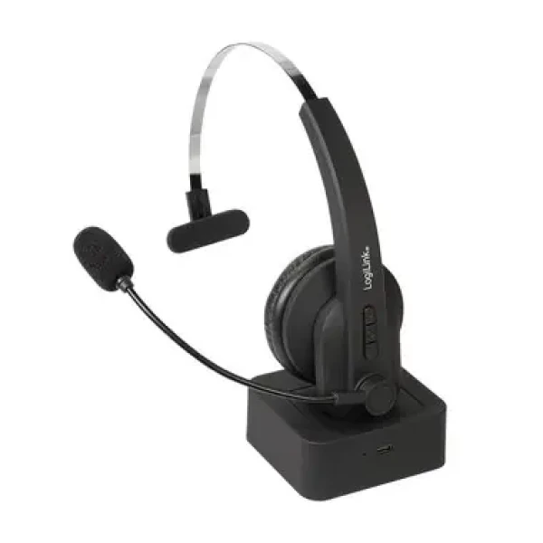 Rozbaleno - LogiLink BT0059 černá / Bezdrátová sluchátka / mikrofon / Bluetooth / rozbaleno (BT0059.rozbaleno)