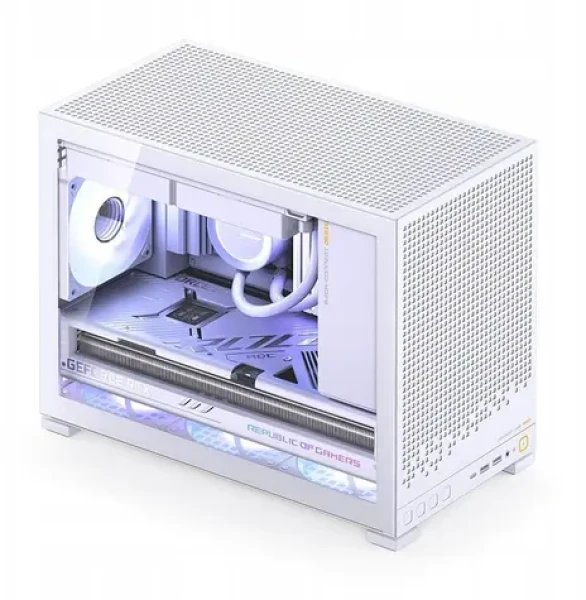 Jonsbo D32 PRO bílá / Počítačová skříň / Mini-Tower / mATX / Temperované sklo (D32 PRO WHITE)