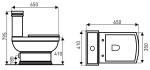 KERRA - WC kompakt Kleopatra 11 (s deskou) 5907548101235
