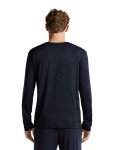 ICEBREAKER Mens Merino 150 Lodge LS Tee, Midnight Navy velikost: S