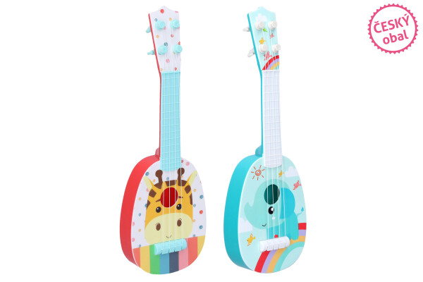 Kytara dětská 37 cm 4 struny - Český obal