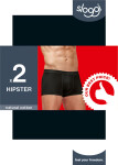Pánské boxerky Sloggi men 24/7 Hipster 2P černé BLACK 7