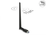 Delock USB Dualband WLAN 867 + 300 Mbps s externí anténou (12535)