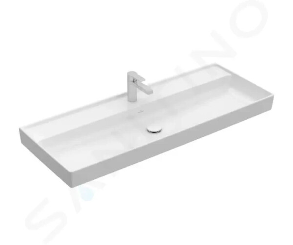 VILLEROY & BOCH - Collaro Umyvadlo nábytkové 1200x470 mm, bez přepadu, otvor pro baterii, alpská bílá 4A33C201