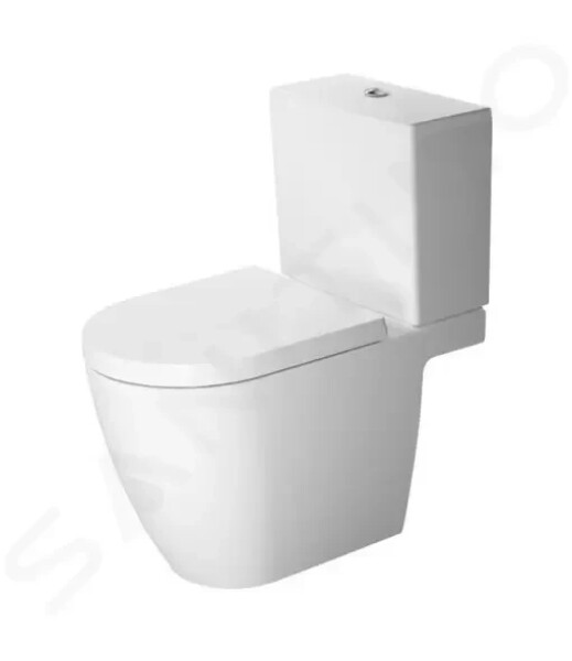 DURAVIT - ME by Starck WC kombi mísa, vario odpad, s HygieneGlaze, bílá 2172092000