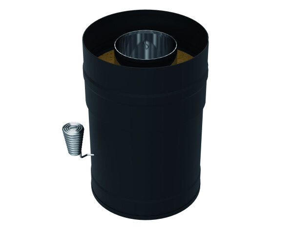 Škrtící klapka do komínového setu, 115mm, black CWHP270SPML