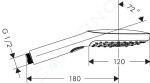 KLUDI - Nova Fonte Set sprchové hlavice, držáku, tyče 900 mm a hadice, chrom 2084005-35