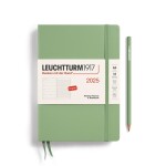 Leuchtturm1917 Weekly Planner &amp; Notebook Medium (A5) 2025 Sage