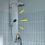 GROHE - Vitalio Start Sprchový set s vanovým termostatem, průměr 25 cm, 2 proudy, chrom 26988001