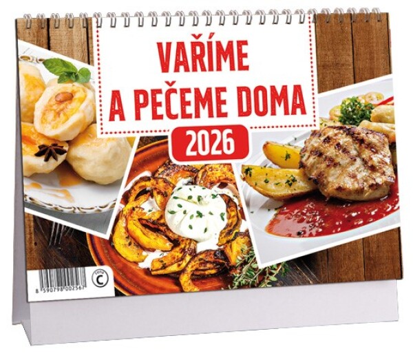 Stolní kalendář ARIA 2026 - Vaříme a pečeme doma