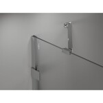 MEXEN/S - Lunar vanová zástěna FIX 50 x 150, transparent, chrom 897-050-000-01-00