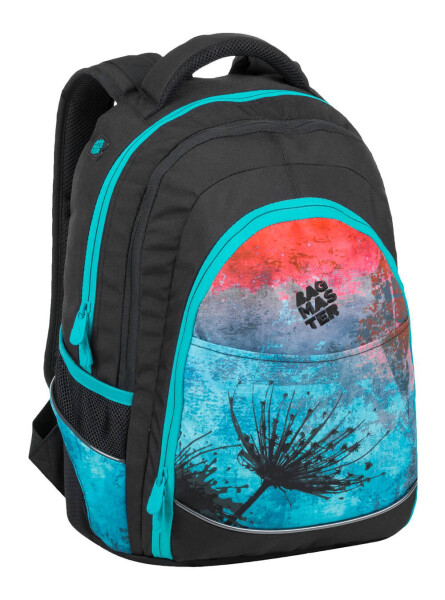 Bagmaster DIGITAL 9 A studentský batoh - modro oranžový 180458