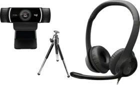 Logitech C922 Pro + H390 / Webkamera se sluchátky / USB