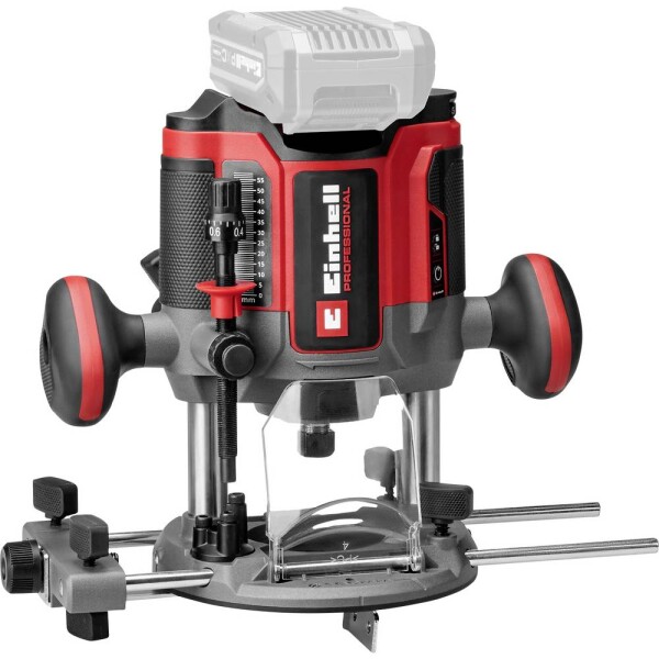 Einhell Professional TP-RO 18/55 Li BL - Solo vrchní frézka , bezkartáčové, bez akumulátoru, bez nabíječky, vč. paralelního dorazu, vč. příslušenství, 4350425