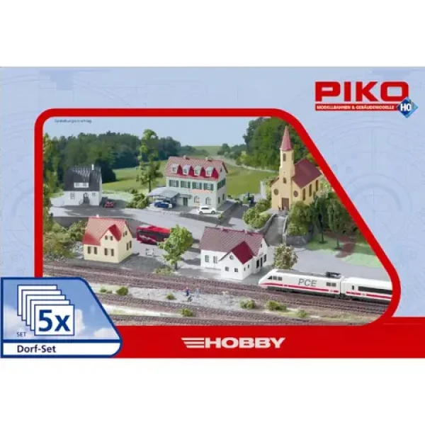 Piko 61925 Hobby - sada staveb Vesnice 5 dílů
