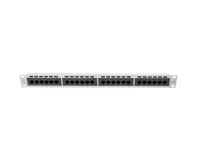 Lanberg PPU5-1024-S šedý / Patch panel / 24 portů / RJ-45 / CAT5E / 1U / 19" (PPU5-1024-S)