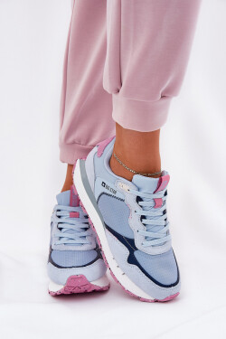 Semišové Lehká Sportovní Obuv Dámská Big Star RR274236 HI-POLY SYSTEM Modrá 37