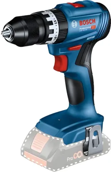 Bosch GSB 18V-45 Professional / Aku příklepová vrtačka / 18V / 13mm sklíčidlo / 45 Nm / L-BOXX / bez aku (06019K3301)