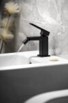 SAPHO - TURSI stojánková bidetová baterie, černá mat TI003B