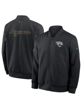 Nike Pánská bunda Jacksonville Jaguars NFL Detroit Lions 2026 Rivalries Sideline Bomber Velikost: S