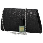 Stylové dámské psaníčko Michelle Moon Poppi, černé