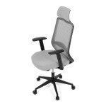 Kancelářská židle, synchronní mechanismus, šedá síťovina, KA-V3329 GREY