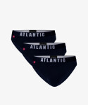 Pánské sportovní slipy ATLANTIC 3Pack námořnická modrá Velikost: