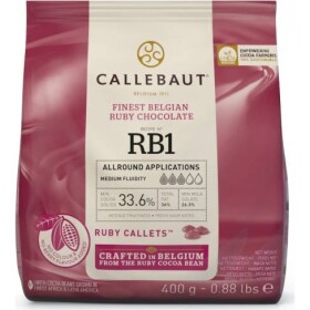 Čokoláda ruby Callebaut