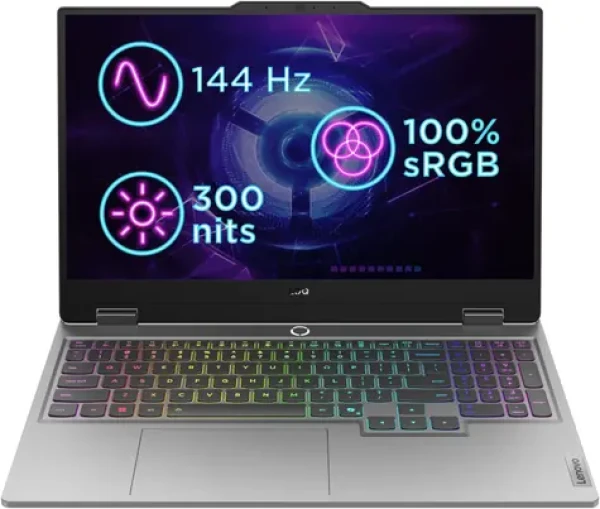 Lenovo LOQ 15IRX10 šedá / 15.6" FHD / Intel Core i5-13450HX / 24GB / 1TB SSD / RTX 5060 8GB / W11H (83JE009BCK)