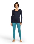 Dámské merino tričko s dlouhým rukávem ICEBREAKER Wmns 200 Oasis LS Scoop, Midnight Navy velikost: L