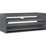MEXEN - Box-A skříňka pro umyvadlo 120, 2 zásuvky, grafit mat 91AX0-1200-470-2-66