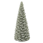 Chic Antique Svíčka ve tvaru stromku Glitter Verte 24,5 cm, zelená barva